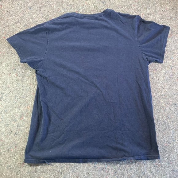 Disney Mickey Mouse Van Gogh's Starry Night Womens Navy Blue T-Shirt Size L - Picture 7 of 8